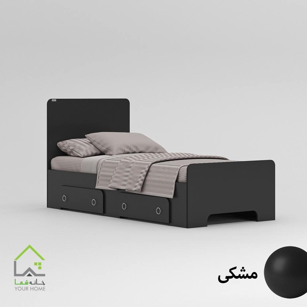 تختخواب یکنفره نیم موگا